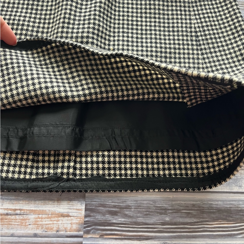 Vintage Pendleton Black Off White Houndstooth Pla… - image 6